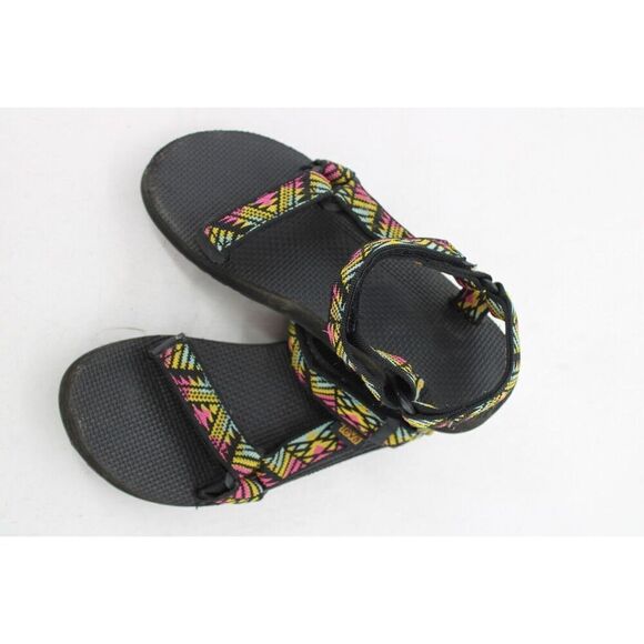 Teva Sandals Size 3 Pink, Yellow, And Purple - Picture 1 of 11